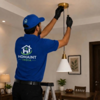 Hanging Light Installation (Single lamp)